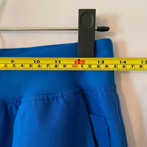 FIGS Women's size Small Tall Royal Blue Yola Skinny High Waisted Scrub Pants - Picture 8 of 10